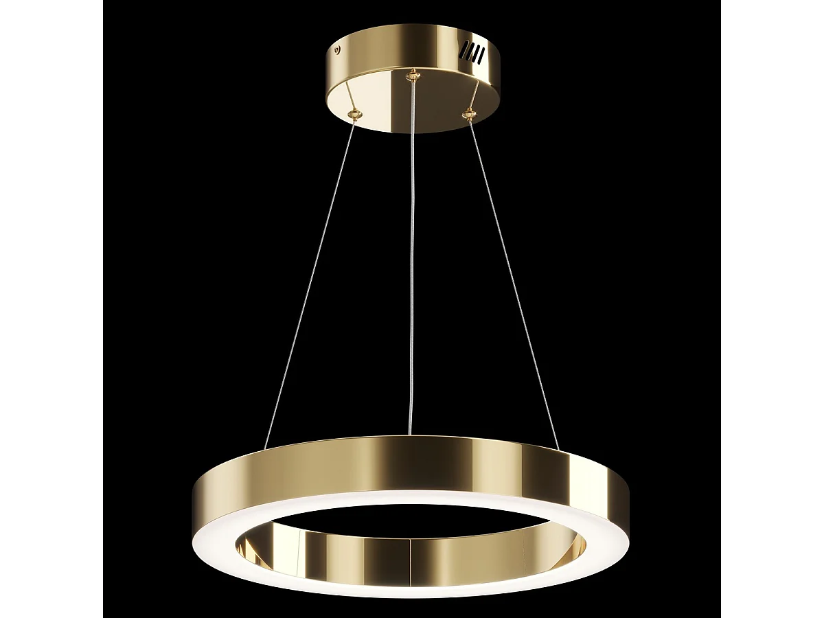 Maytoni Saturno Moderne integrierte LED-Pendel-Deckenleuchte Messing, 2500lm, 4000K