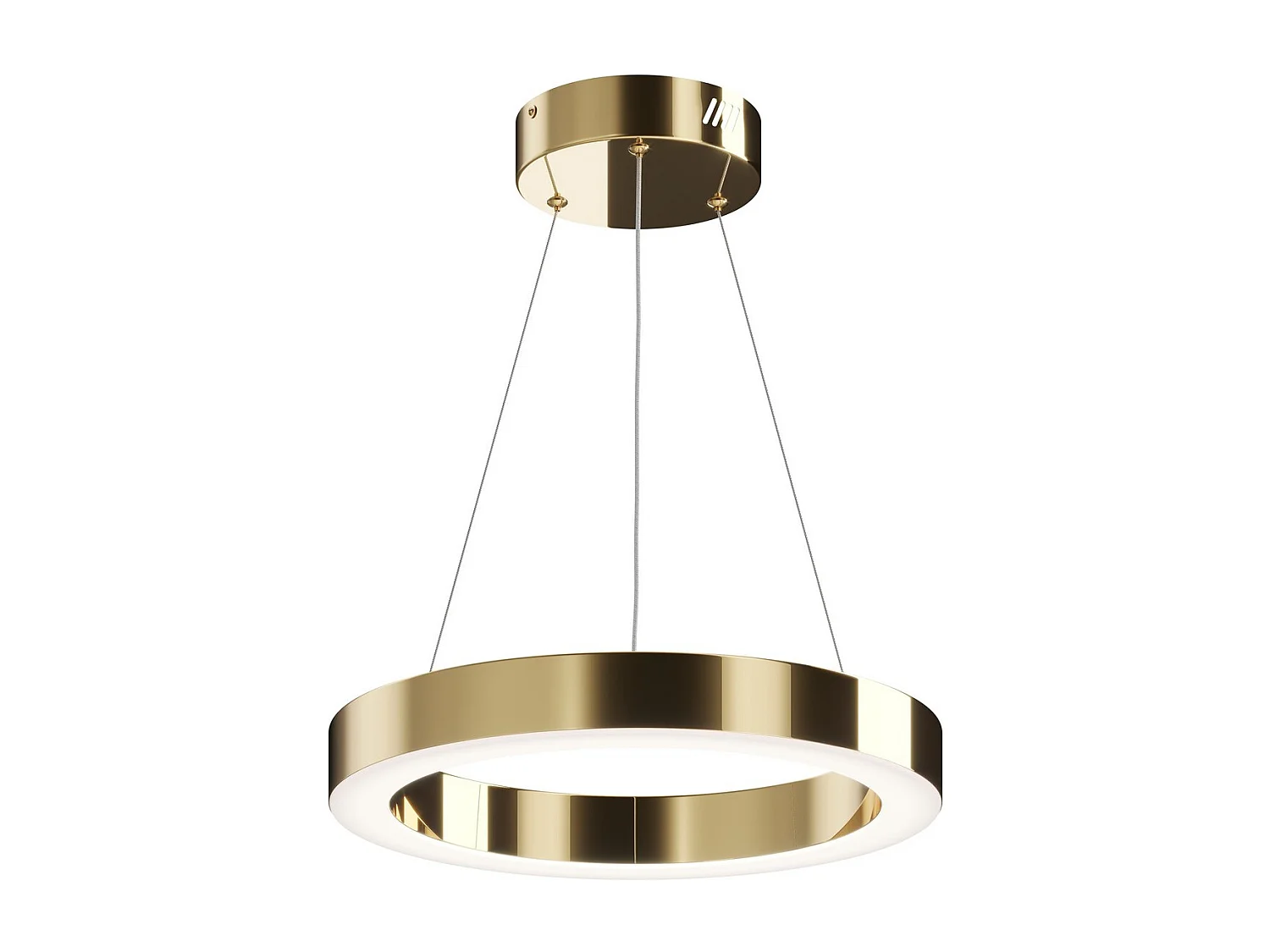 Maytoni Saturno Moderne integrierte LED-Pendel-Deckenleuchte Messing, 2500lm, 4000K