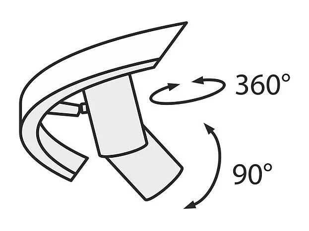 Satellite Integrierte LED-Deckenpendelleuchte Schwarz