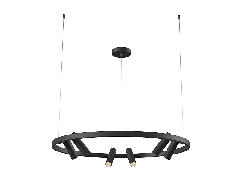 Satellite Lampada a sospensione da soffitto a LED integrata nera