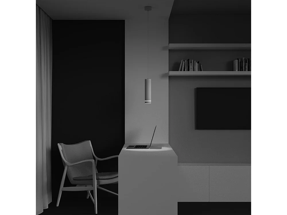 Maytoni Orlo Plafón LED Integrado Colgante Blanco 4000K