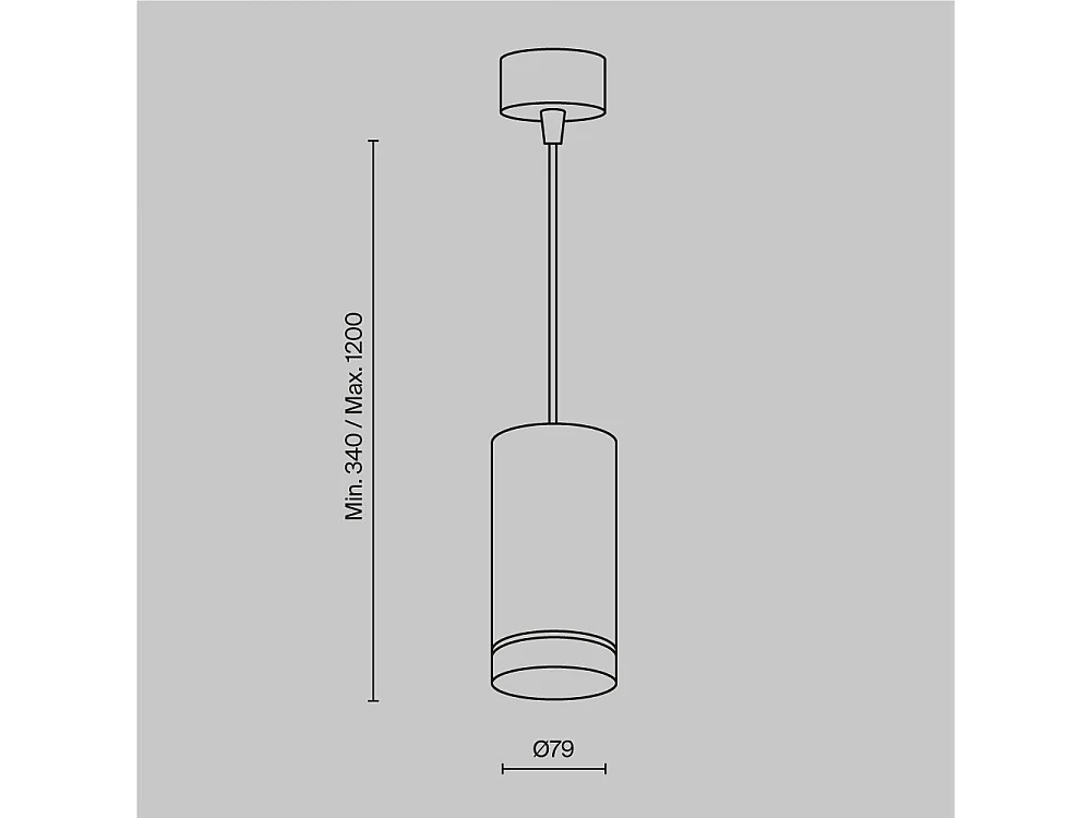 Maytoni Orlo Plafón LED Integrado Colgante Blanco 4000K