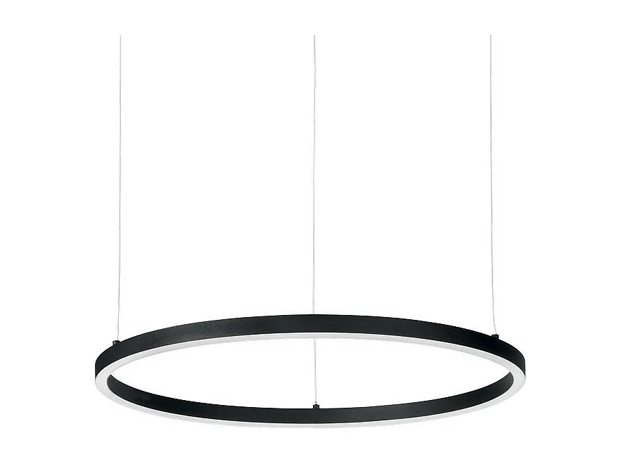 Ideal Lux ORACLE - Integrierte LED Circle Deckenpendelleuchte 1 licht Black 3000K