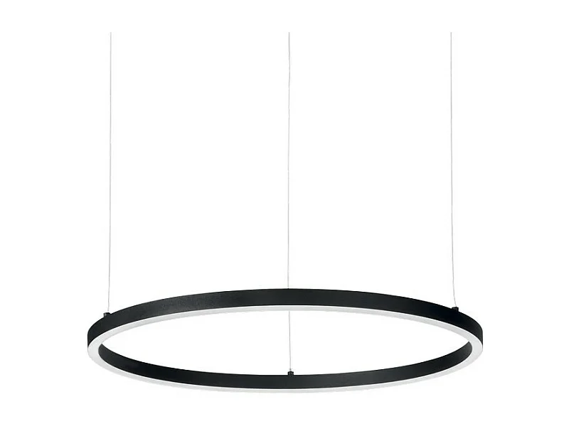 Ideal Lux ORACLE Plafonnier LED Circle intégré 1 lumière noir 3000K