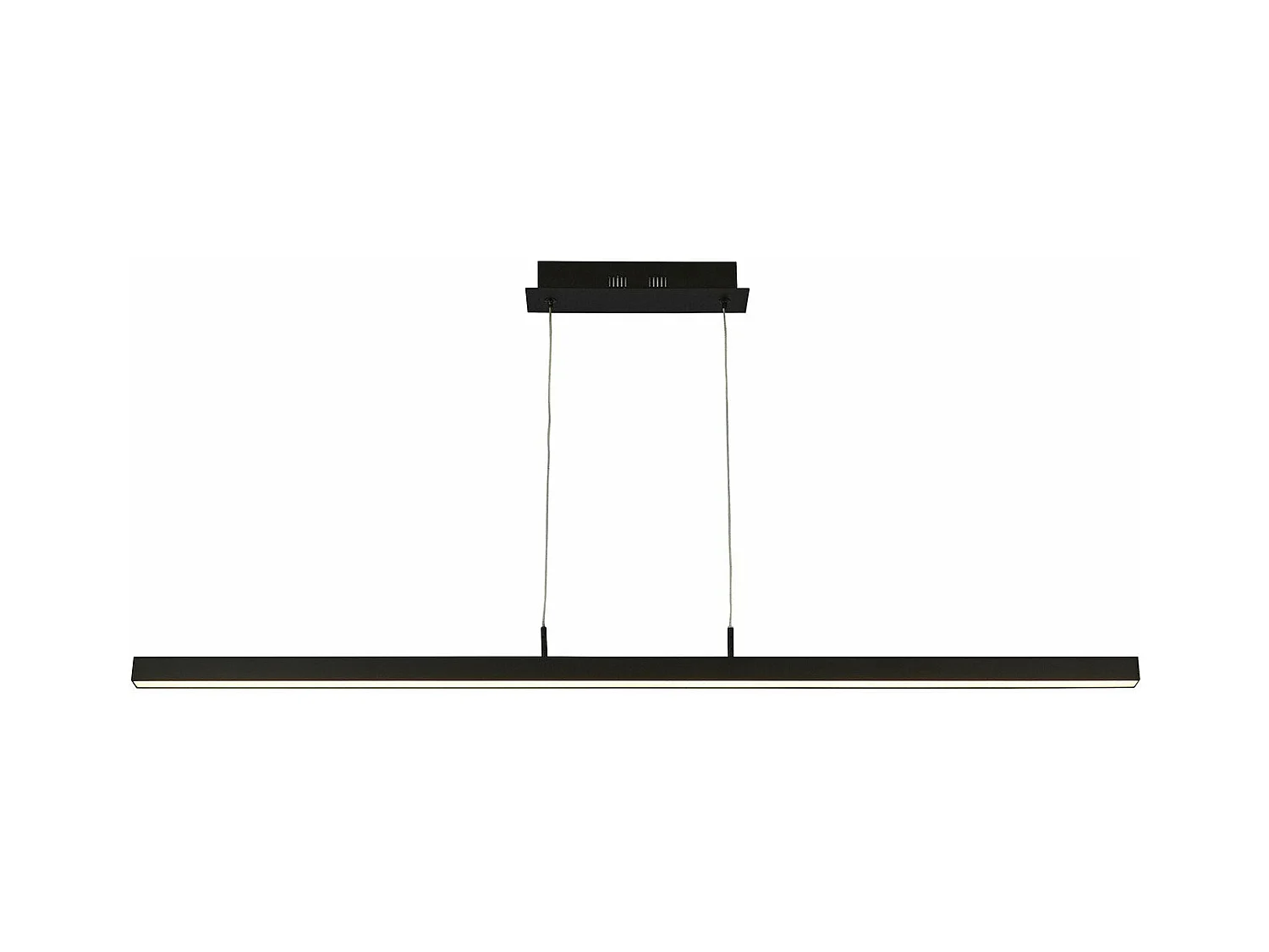 Searchlight Tribeca Sospensione a 1 luce LED, temperatura cambia colore, nero opaco 2700/3000/4000K