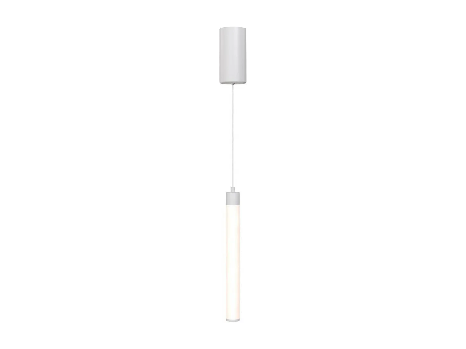 Maytoni Ray Lámpara de Techo Colgante Slim Blanca, 50,6cm, LED Integrado 3000K