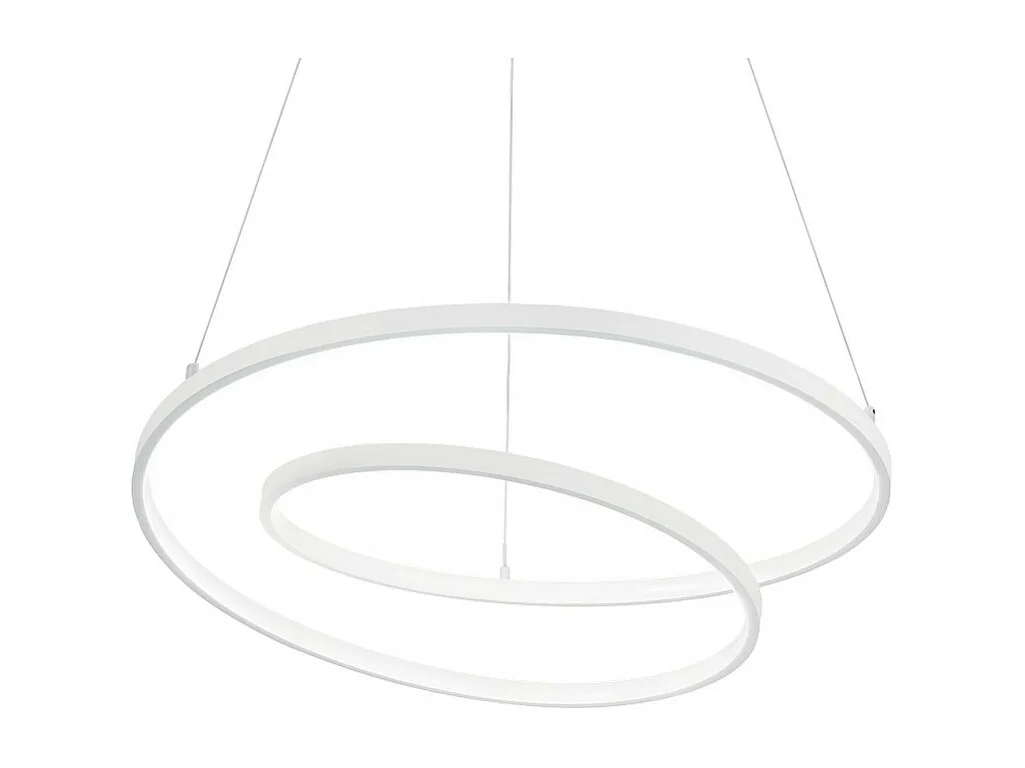Suspension intégrée LED Swirl décorative Blanc, 3000K