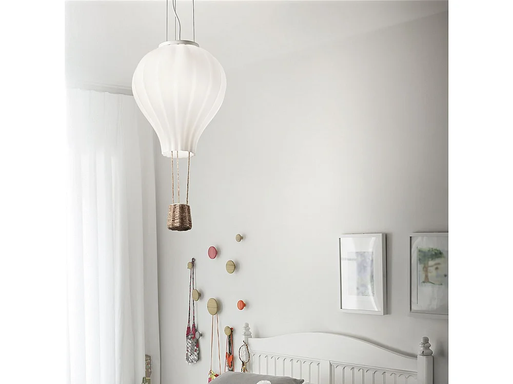 Ideal Lux Dream Suspension à 1 lumière, blanc, E27