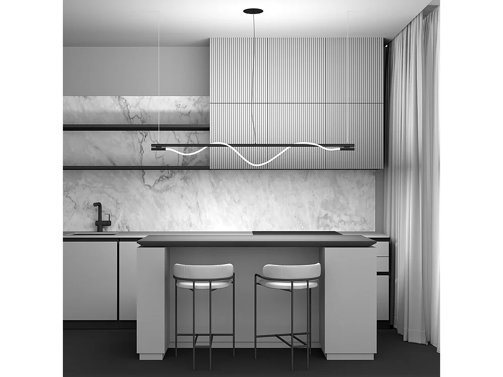 Lampadario A Sospensione Moderno Tau Alluminio Oro Luce Led 21W