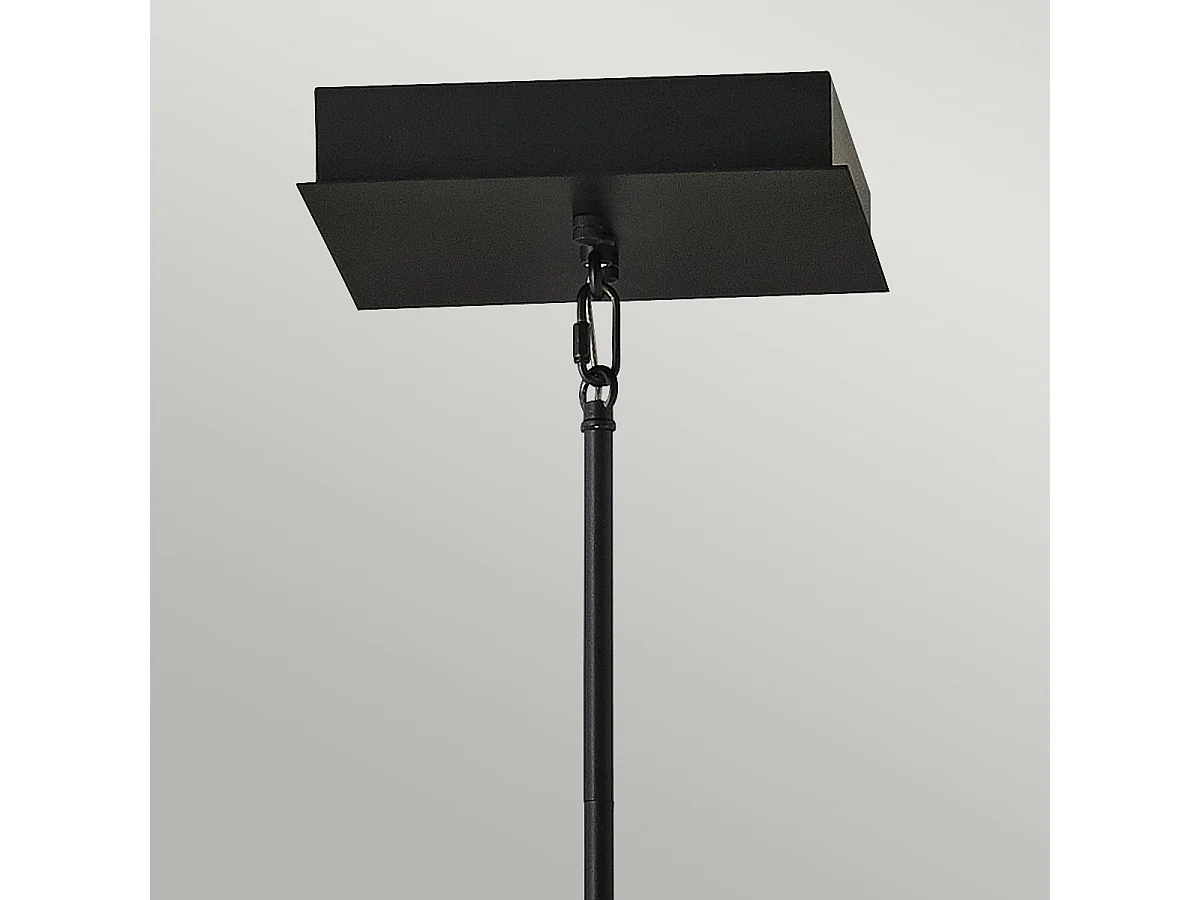 Elstead Hinkley Styx Integrierte LED-Pendel-Deckenleuchte Schwarz & Vergoldetes Gold, 3000K