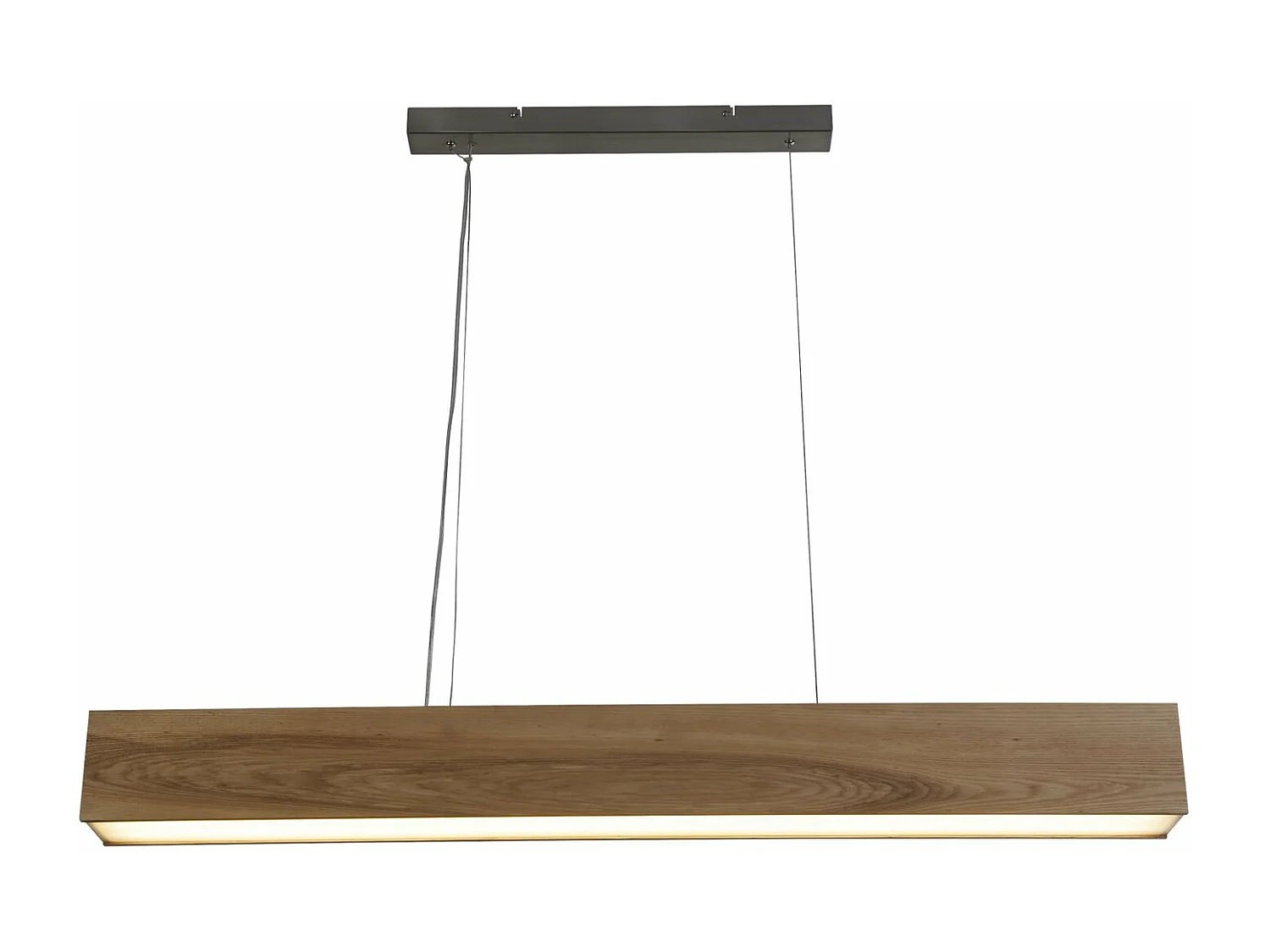 Lampadario Contemporaneo Cenere Acciaio Marrone Legno Argento Led 21W 3000K