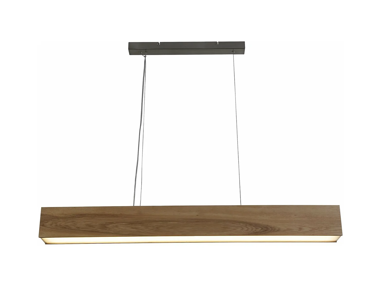 Lampadario Contemporaneo Cenere Acciaio Marrone Legno Argento Led 21W 3000K