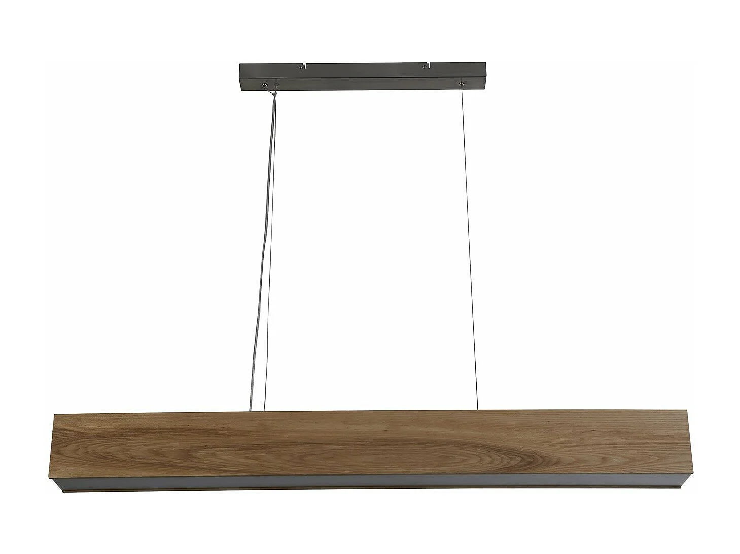 Lampadario Contemporaneo Cenere Acciaio Marrone Legno Argento Led 21W 3000K