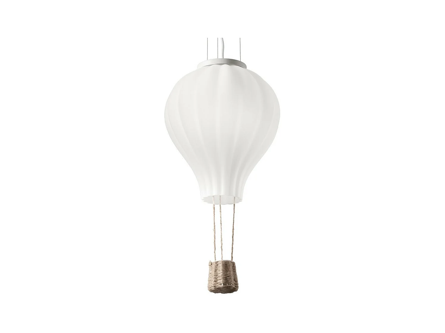 Suspension Ballon d'Air Décoratif Blanc, E27