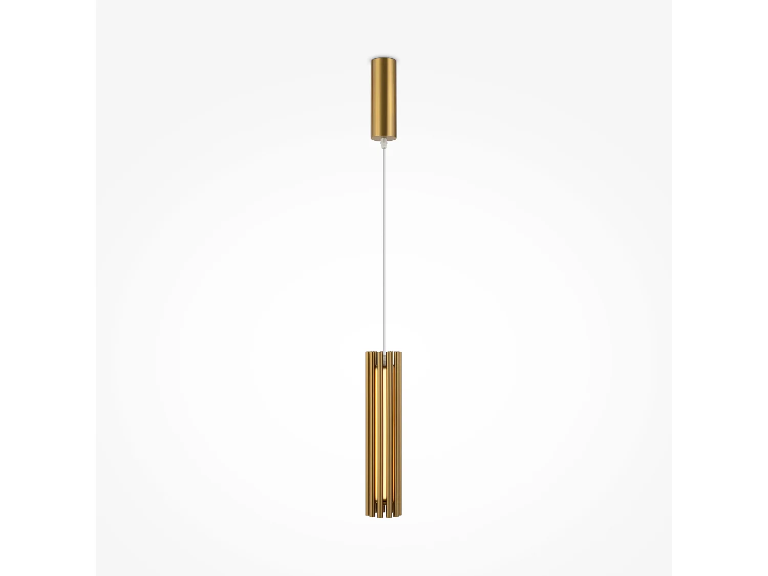 Maytoni Sonata Moderne integrierte LED-Pendel-Deckenleuchte Messing 3000K