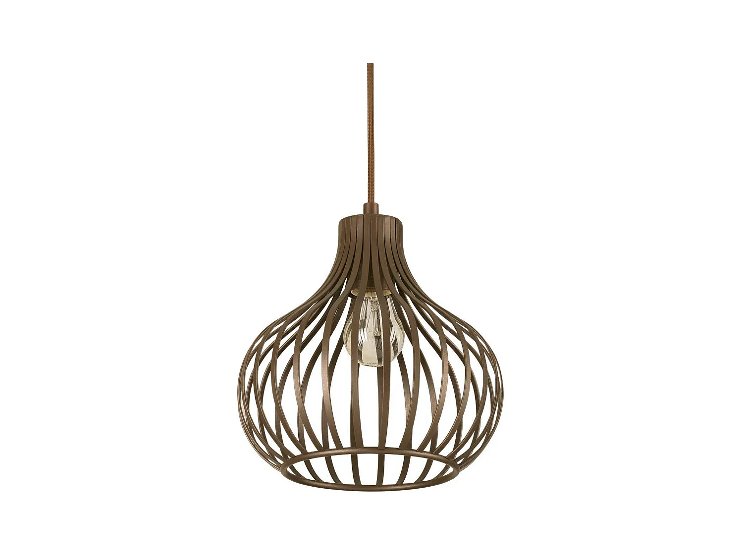 Ideal Lux Onion Plafonnier à 1 Lumière Marron