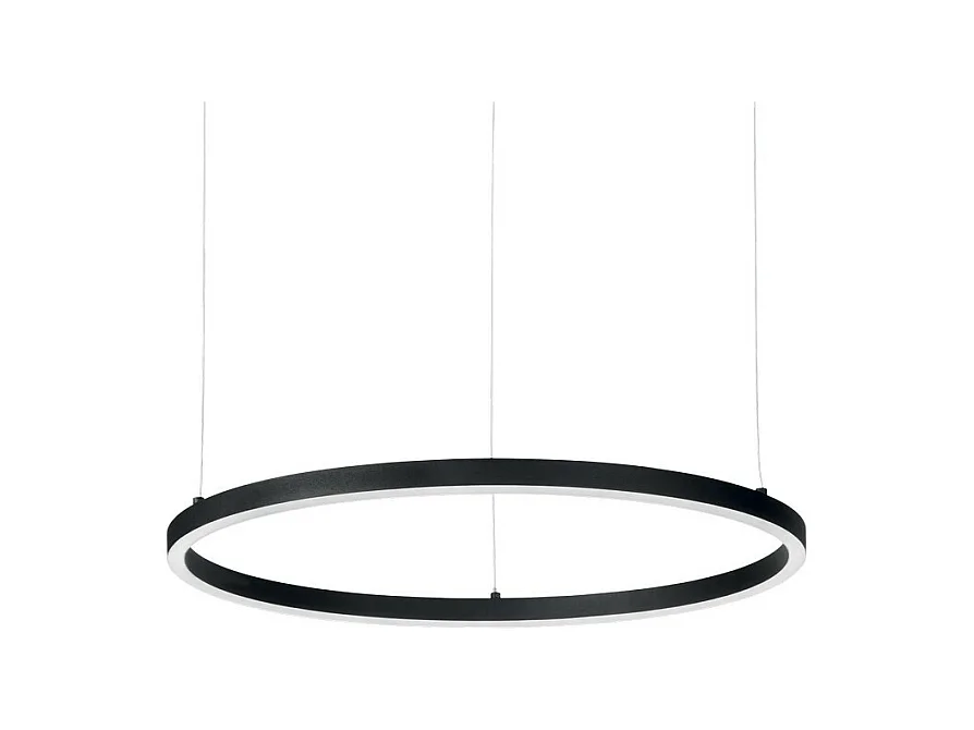 Ideal Lux ORACLE Plafonnier LED Circle intégré 1 lumière noir 3000K