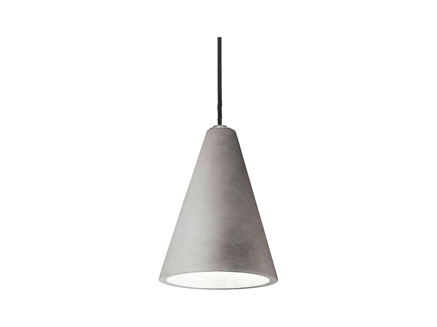 Ideal Lux Oil Suspension à 1 lumière, gris ciment, E27
