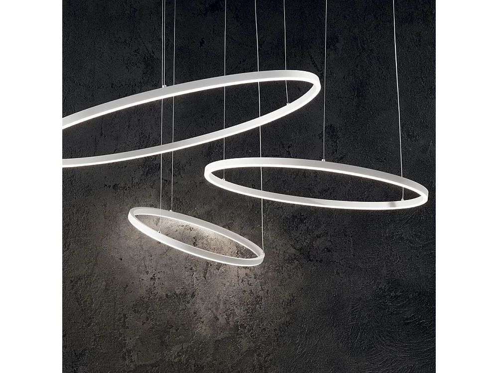 Ideal Lux ORACLE - Integrierte LED Circle Deckenpendelleuchte 1 Hellweiß 3000K