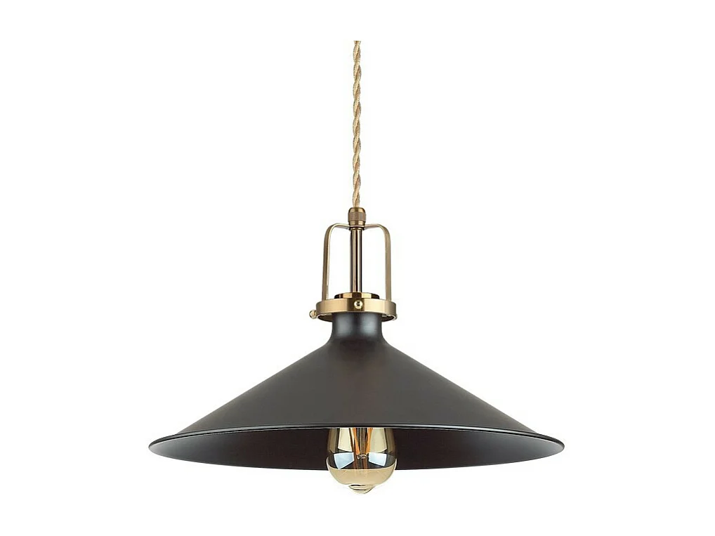 Ideal Lux ERIS-4 - Deckenleuchte für Innenkuppeln 1 Hellschwarz, E27