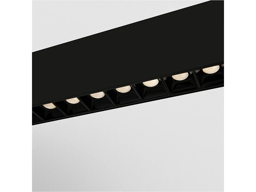Lampadario A Sospensione Moderno Points Alluminio Nero Luce Led Integrato 40W