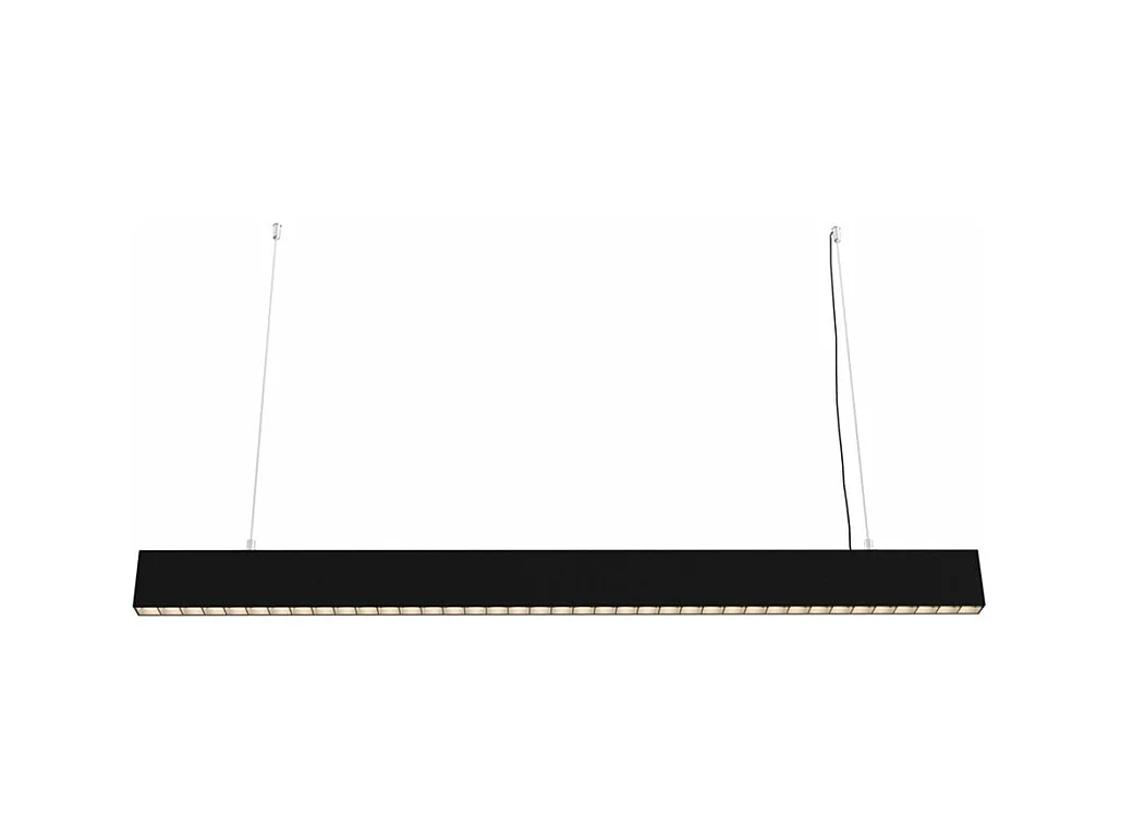 Lampadario A Sospensione Moderno Points Alluminio Nero Luce Led Integrato 40W