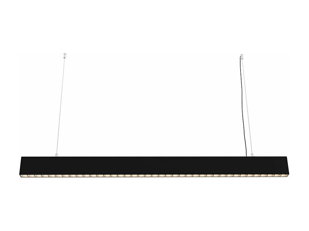 Lampadario A Sospensione Moderno Points Alluminio Nero Luce Led Integrato 40W