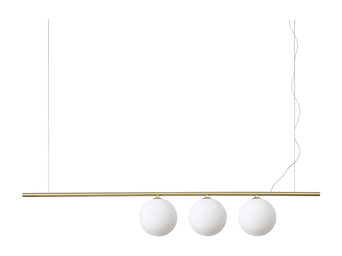 Ideal Lux PERLINE 3 licht Bar Pendel-Deckenleuchte Messing