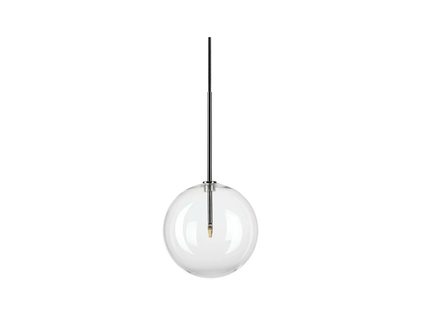 Ideal Lux EQUINOXE 20cm Globe Pendelleuchte Chrom