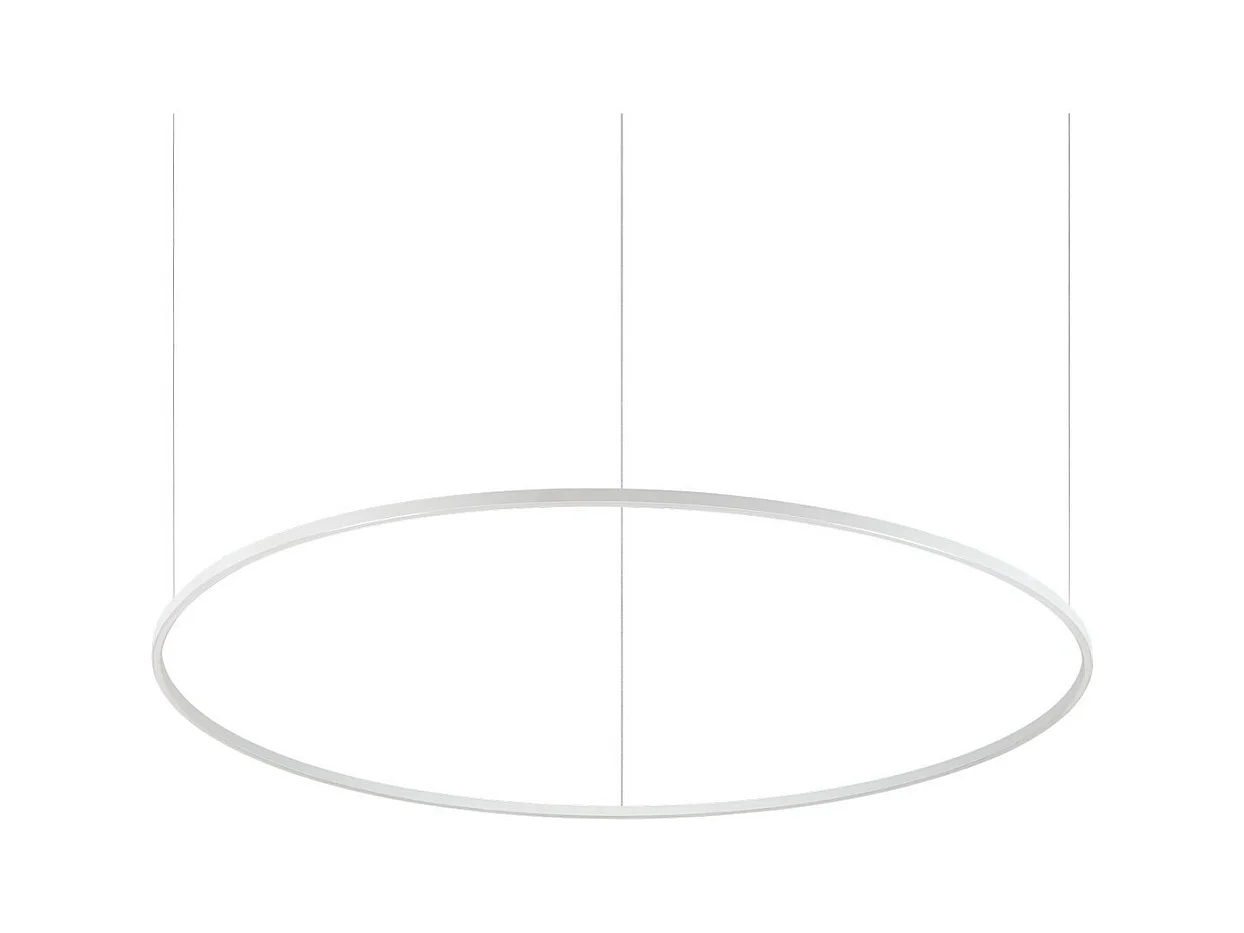 Ideal Lux ORACLE Slim DALI Dimmable Round 150cm Plafonnier LED Intégré Blanc, 3000K