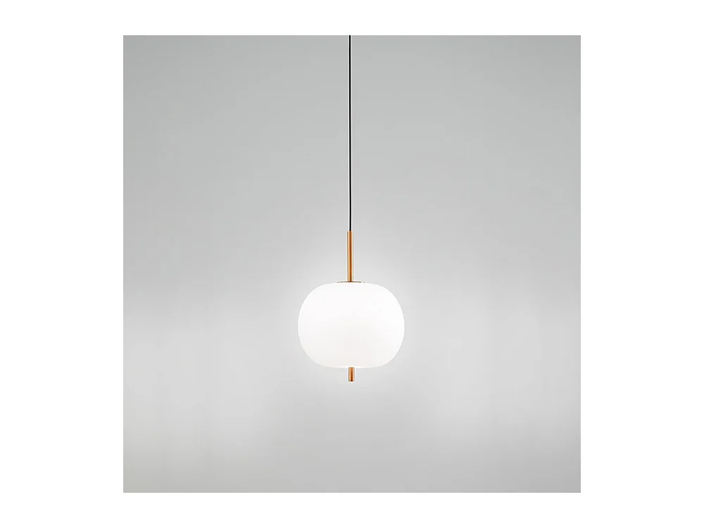Lampadario In Metallo Contemporaneo Cirro Bianco Led Diffusore Ovale
