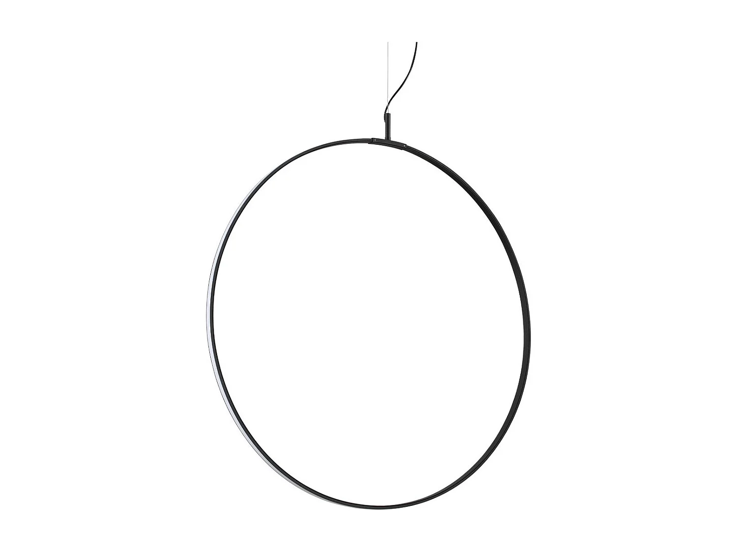 Ideal Lux CIRCUS Plafonnier LED intégré 74cm Noir, 3000K