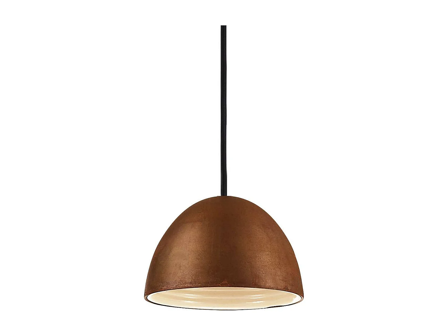 Hanging lamp folk sp1 / brown / 18 cm