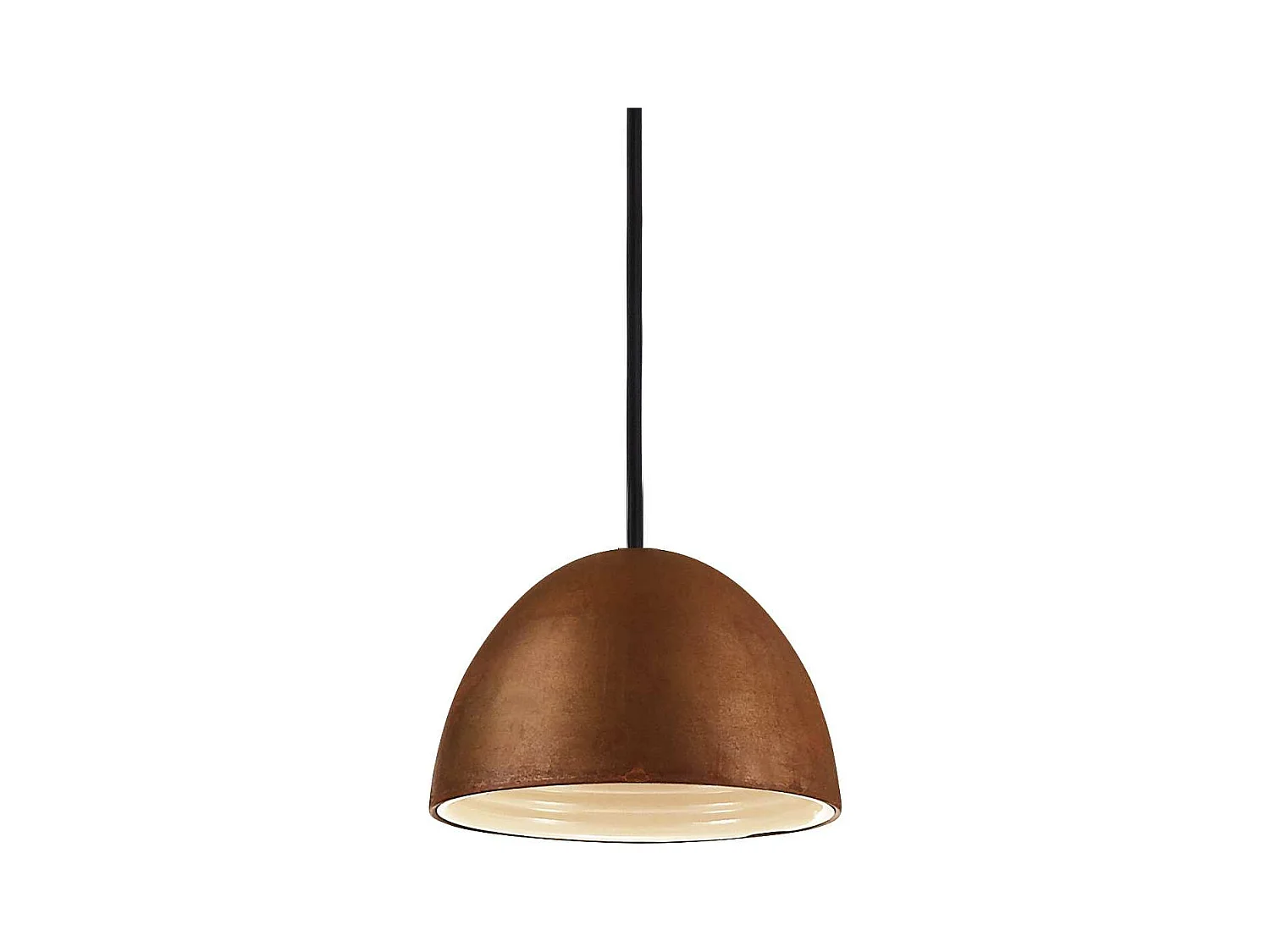 Hanging lamp folk sp1 / brown / 18 cm