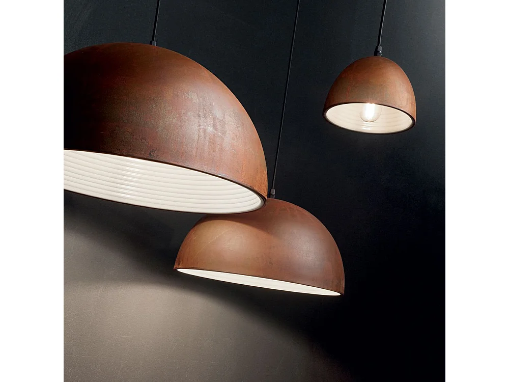 Hanging lamp folk sp1 / brown / 18 cm