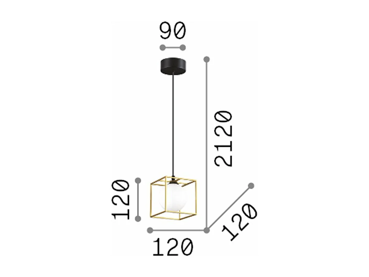 Hanging lamp lingotto sp1 / Default Title