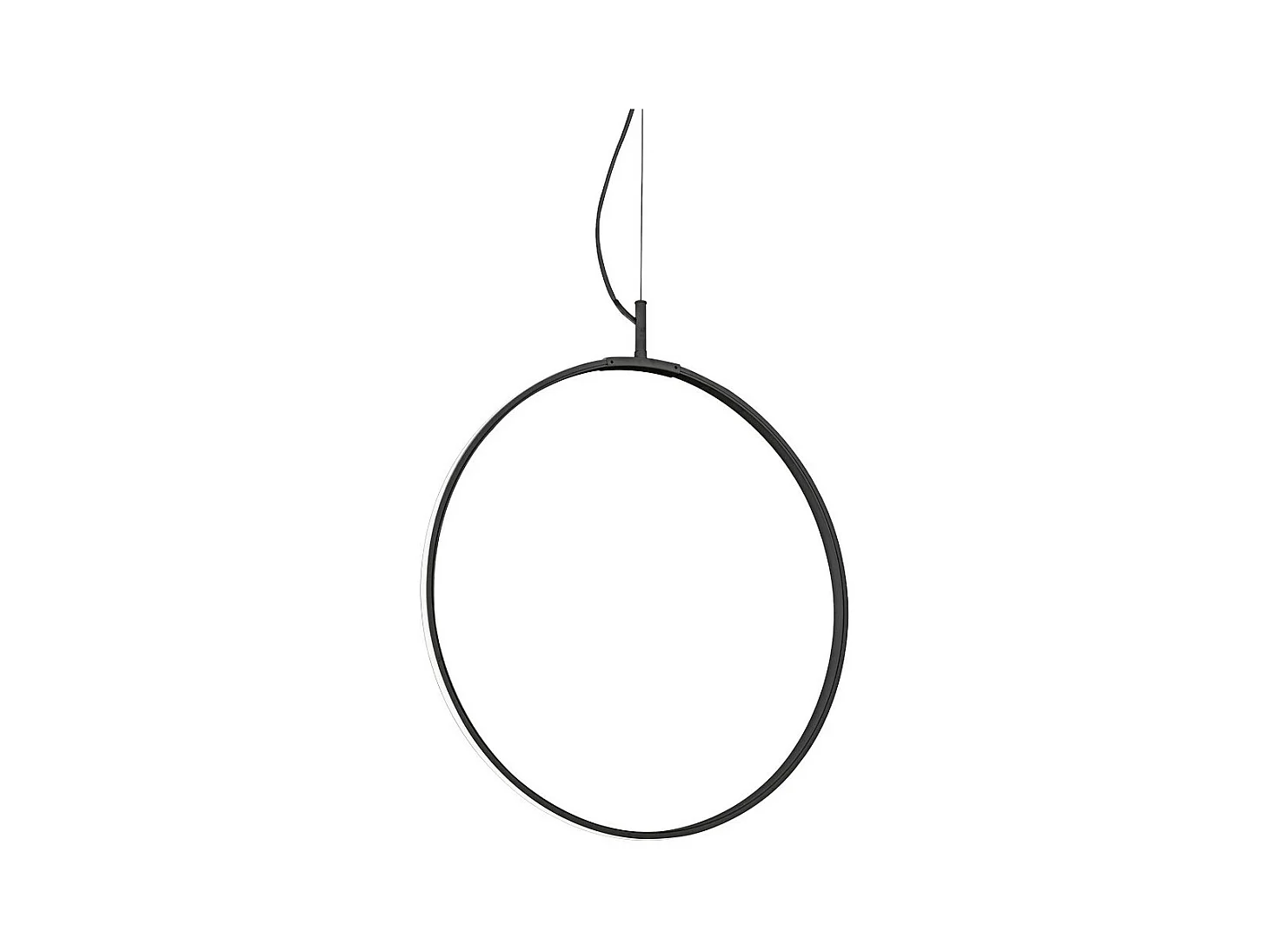 Ideal Lux CIRCUS Plafonnier LED intégré 44cm Noir, 3000K