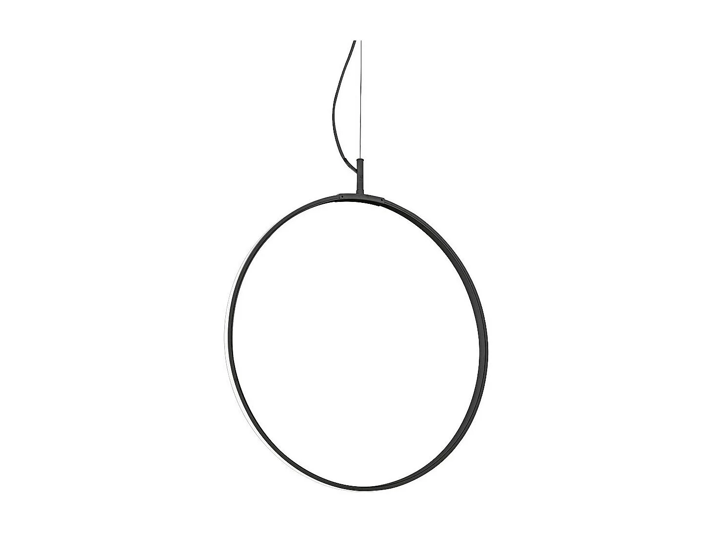 Ideal Lux CIRCUS Lámpara de Techo Colgante LED Integrada 44cm Negra, 3000K