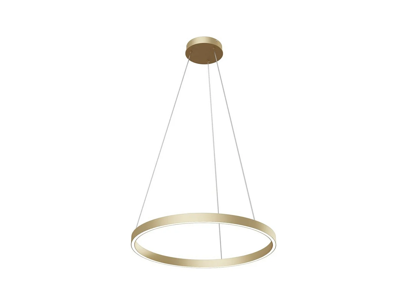 Maytoni Rim Moderne randintegrierte LED-Deckenleuchte mit Messingring