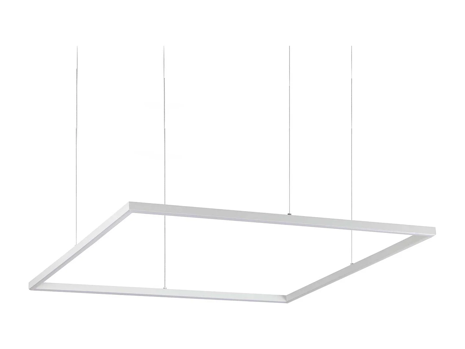 Sospensione Moderna Oracle Alluminio-Materie Plastiche Bianco Led 53W K Luce