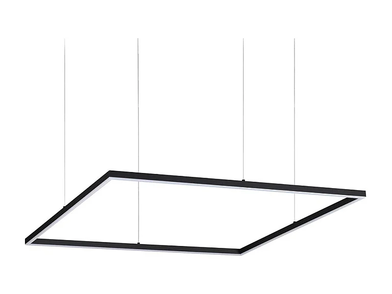Hanging lamp oracle slim square / black / 90 cm
