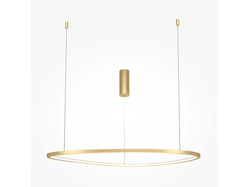Maytoni Glint Lámpara de Techo Colgante LED Integrada Moderna Latón, 80cm 3000K