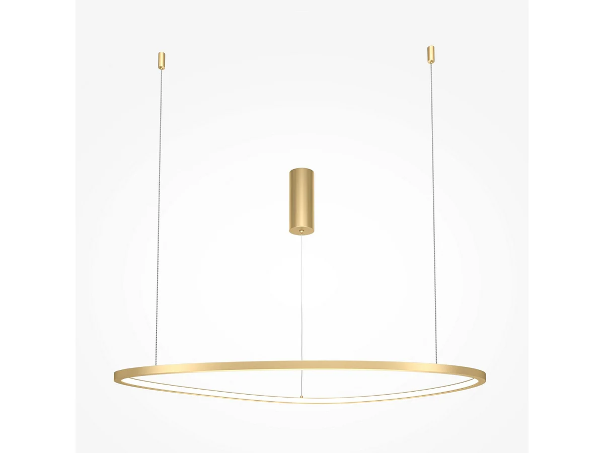 Maytoni Glint Lámpara de Techo Colgante LED Integrada Moderna Latón, 80cm 3000K