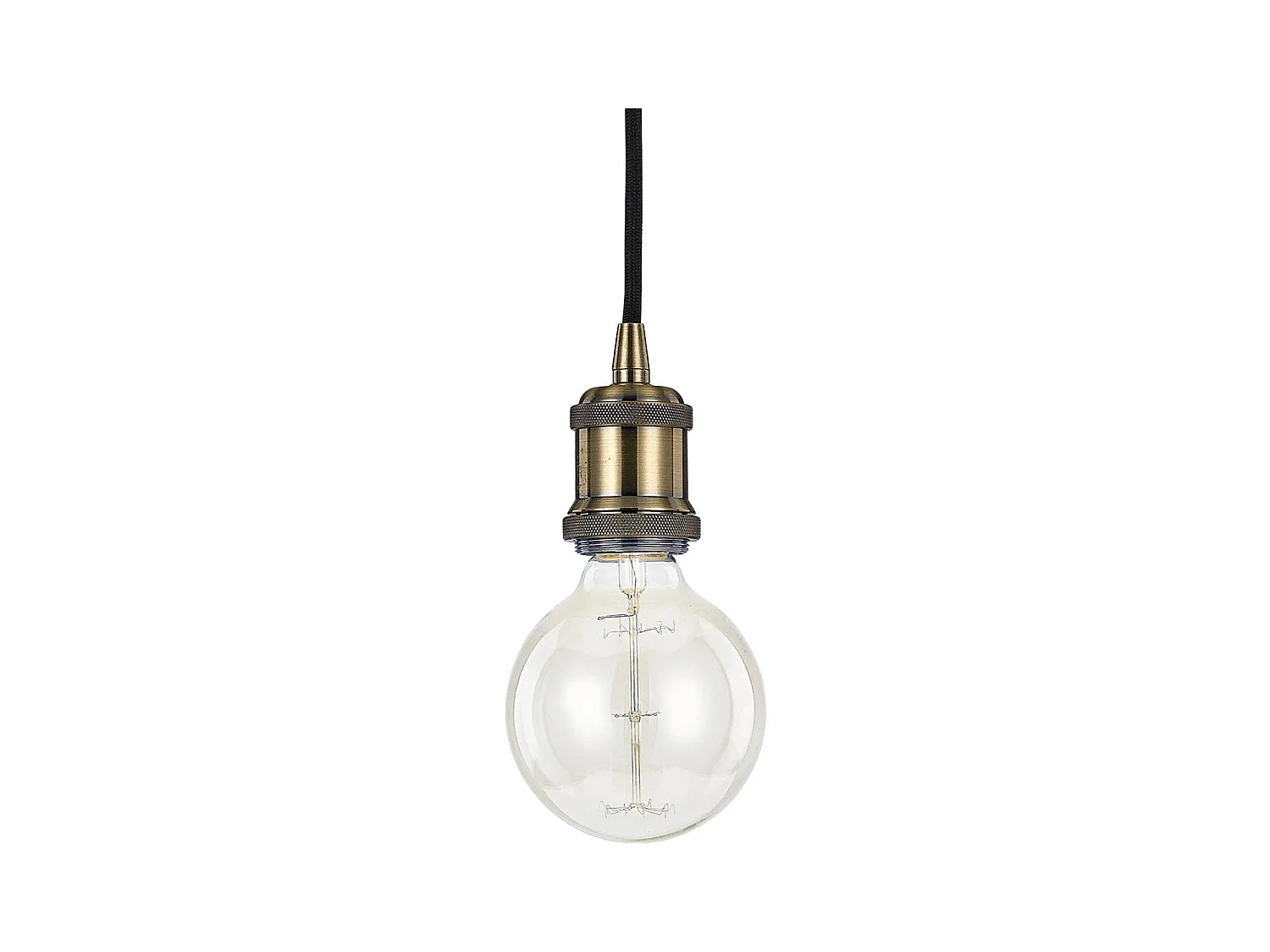Ideal Lux Frida - 1 heller Deckenanhänger brüniert
