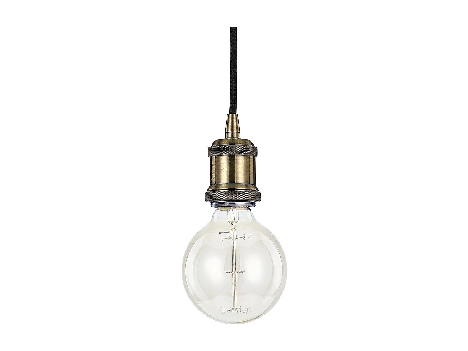 Ideal Lux Frida - Sospensione 1 Luce Soffitto Finitura Brunita