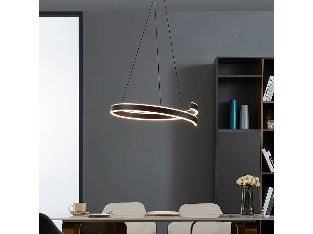 Lampadario Moderno Andabaia-Z Led Alluminio Nero