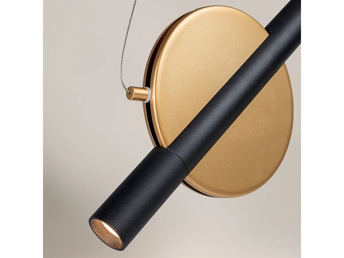 Maytoni Enigma Moderna lámpara de techo colgante LED integrada latón 3000K