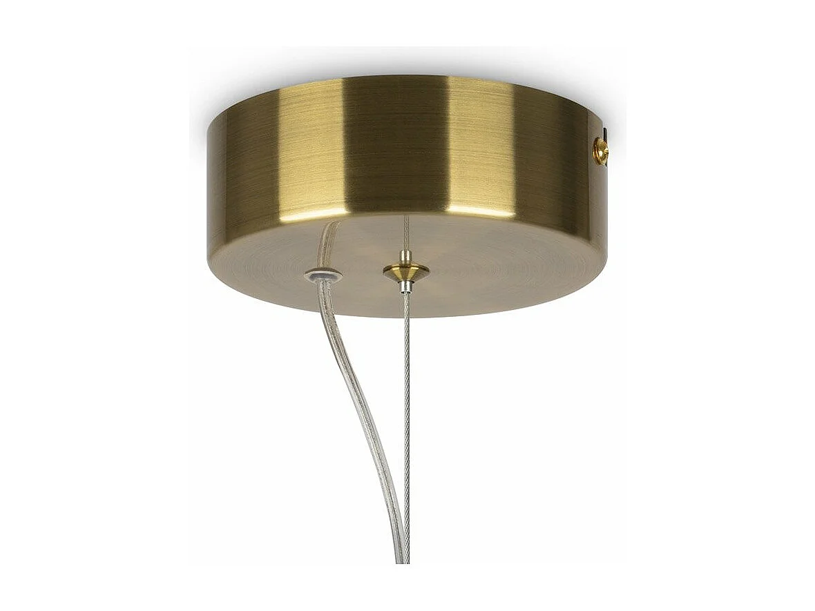 Maytoni Collar Moderne integrierte LED-Pendel-Deckenleuchte Gold 3000K