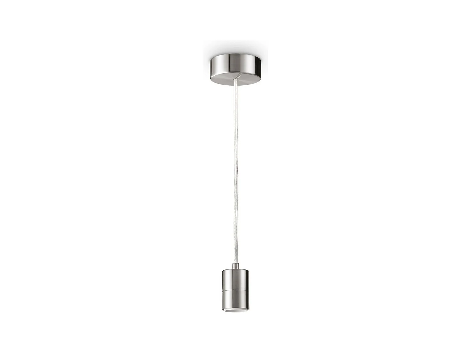Ideal Lux SET UP Plafonnier suspendu Slim Nickel