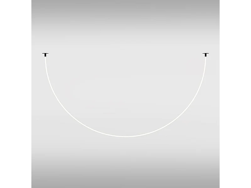 Lampadario A Sospensione Moderno Tau Alluminio Nero Luce Led 40W